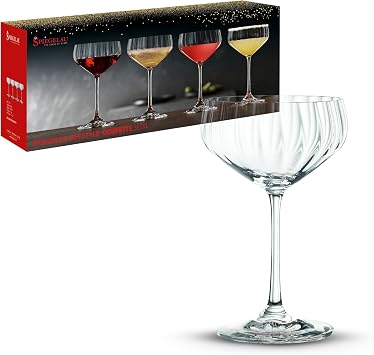 Spiegelau & Nachtmann 4450178 مجموعة نمط حياة من النظارات، كريستال، شفاف