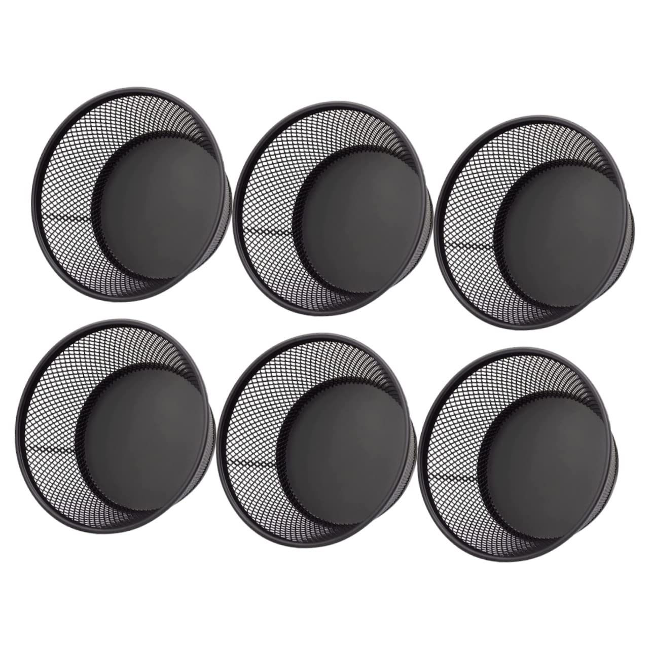 Angoily 6Pcs Paper Clip Holder Elegant Mesh Container for Desk Organization for Clips and Office Essentials Keeps Your Workspace Neat and Orderly