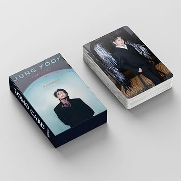 MXP 55pcs Jungkook Solo Postcards JK Cards Album Jungkook Photocards Celebrity Merchandise LOMO Cards for fans