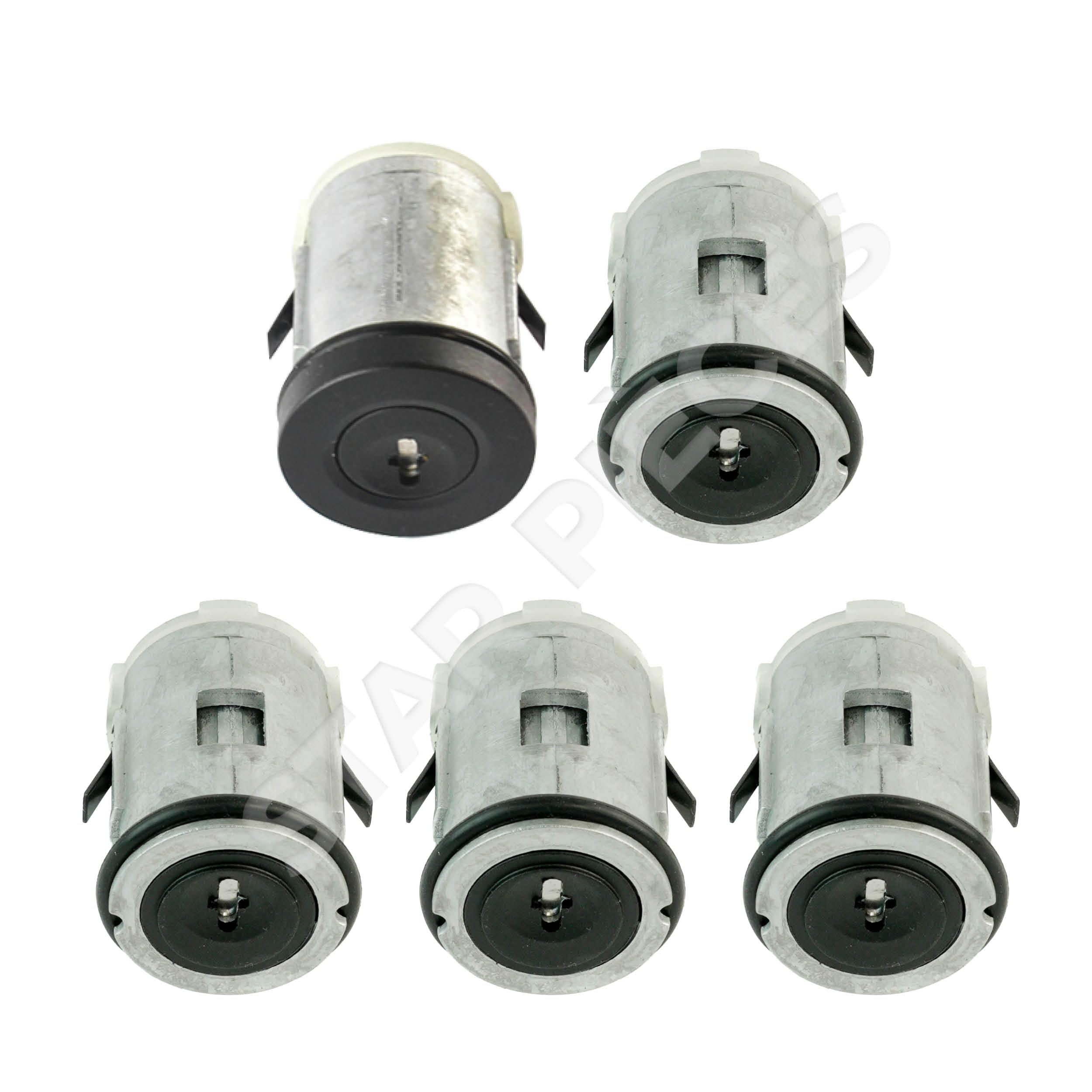 5 cerraduras de Puerta + Bombin Arranque + Tapa del Tanque compatibles para Expert, Scudo y Jumpy (1995-2006) con 2 Llaves | 4162F4 | 4162L9 | 4162S1