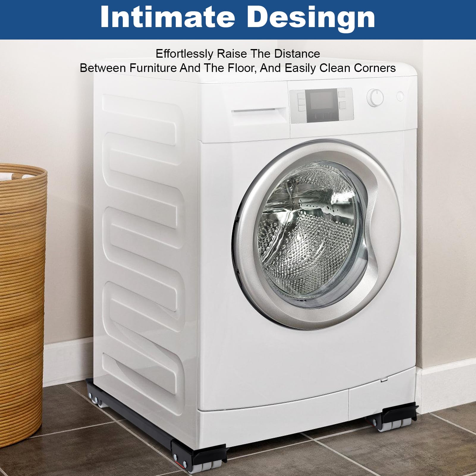 Appliance Rollers, Furniture Washing Machine Dolly, Extendable Appliance Rollers