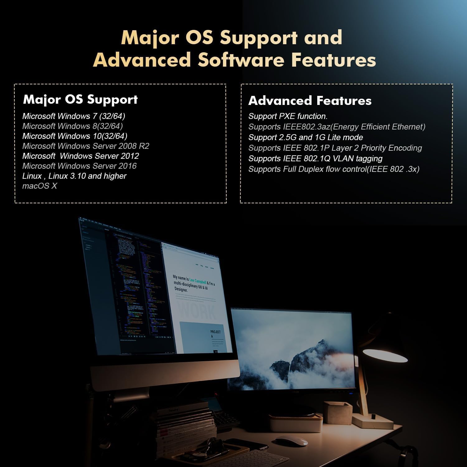 2.5G PCIe Ethernet Card - Faster Gaming & File Transfers -6