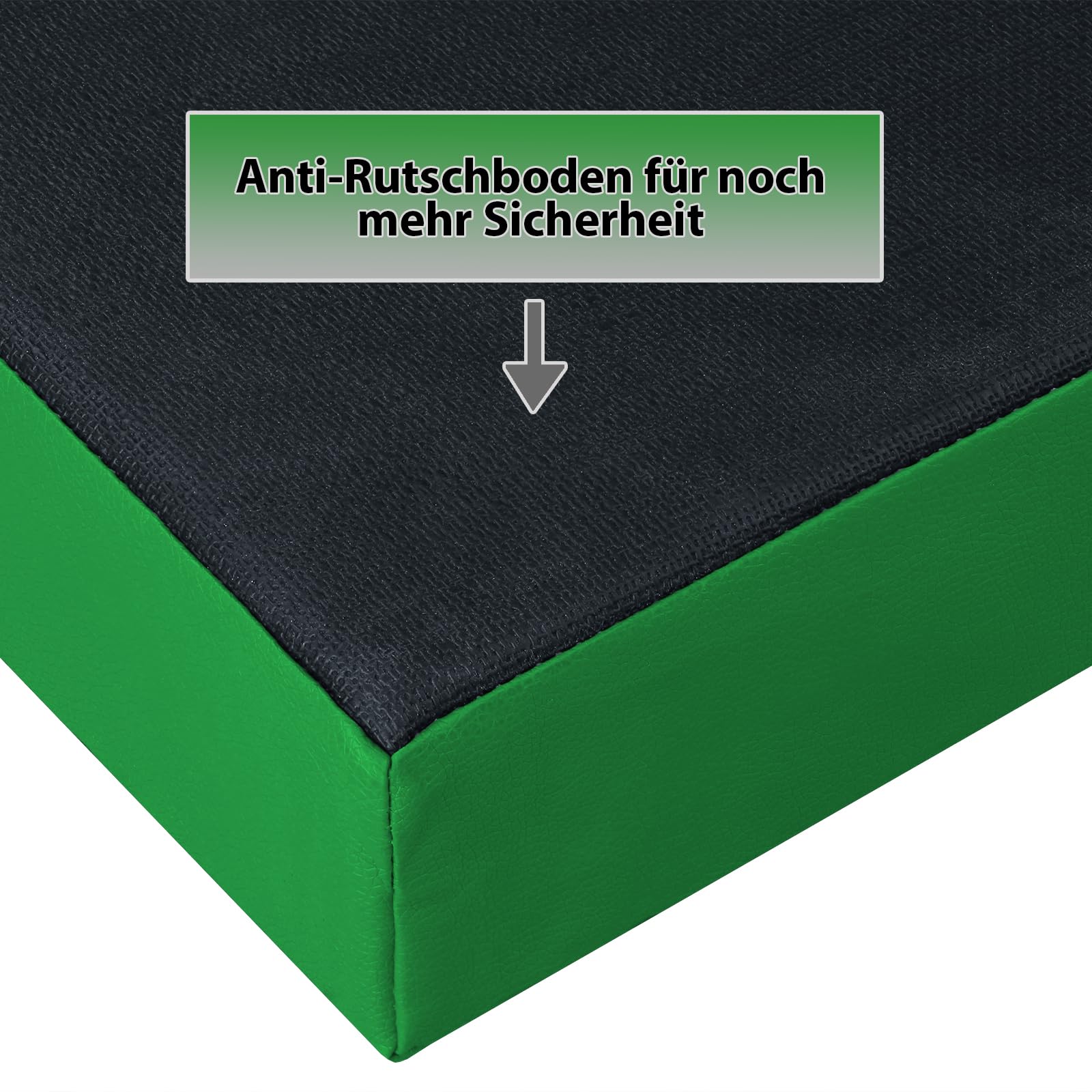 ALPIDEX Matte Turnmatte Sportmatte Gymnastikmatte 200 x 100 x 8 cm mit Antirutschboden RG 20 (sehr weich)