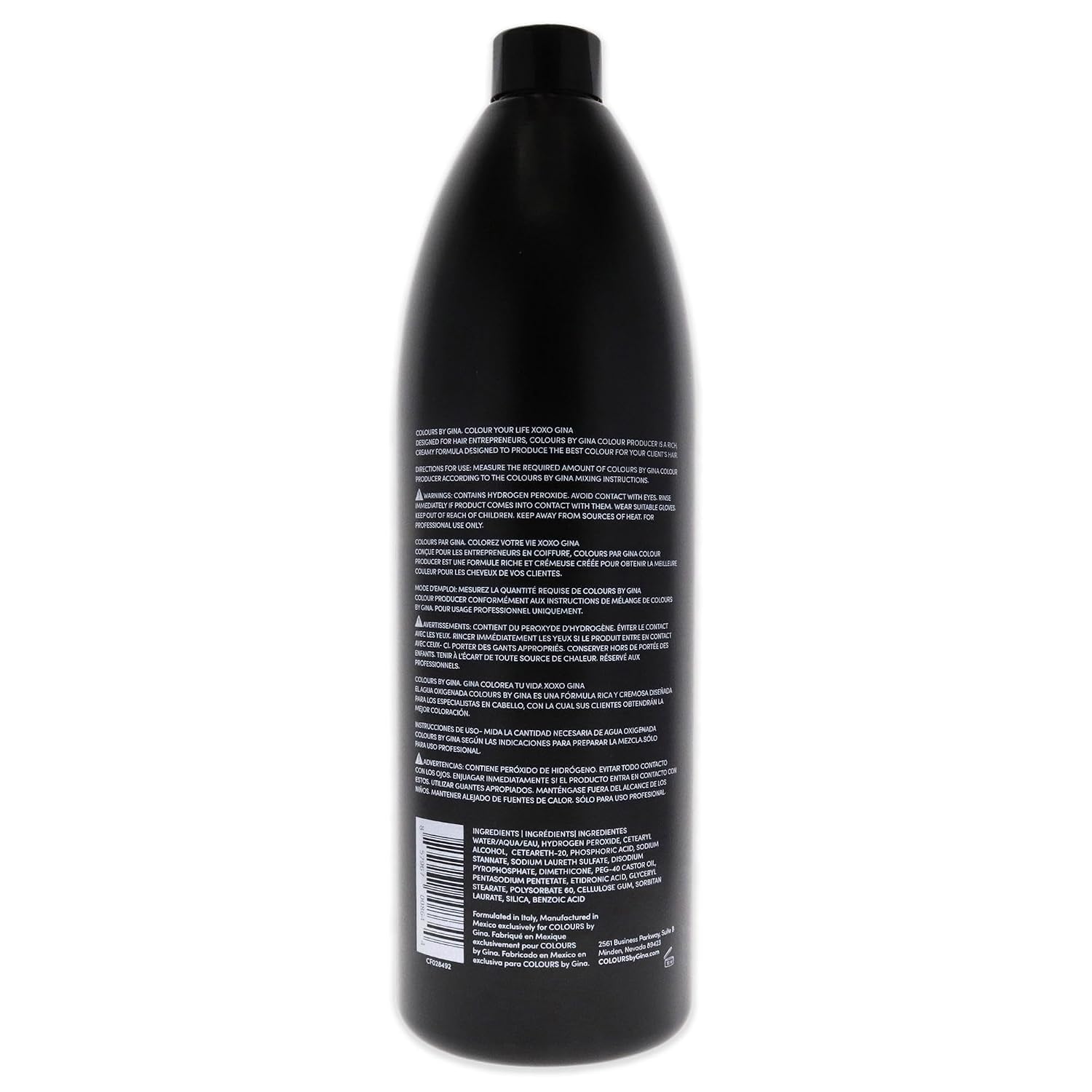 Colours By Gina Colour Producers Creme Developer 10 Volume by Colours By Gina for Unisex - 33.8 oz Cream