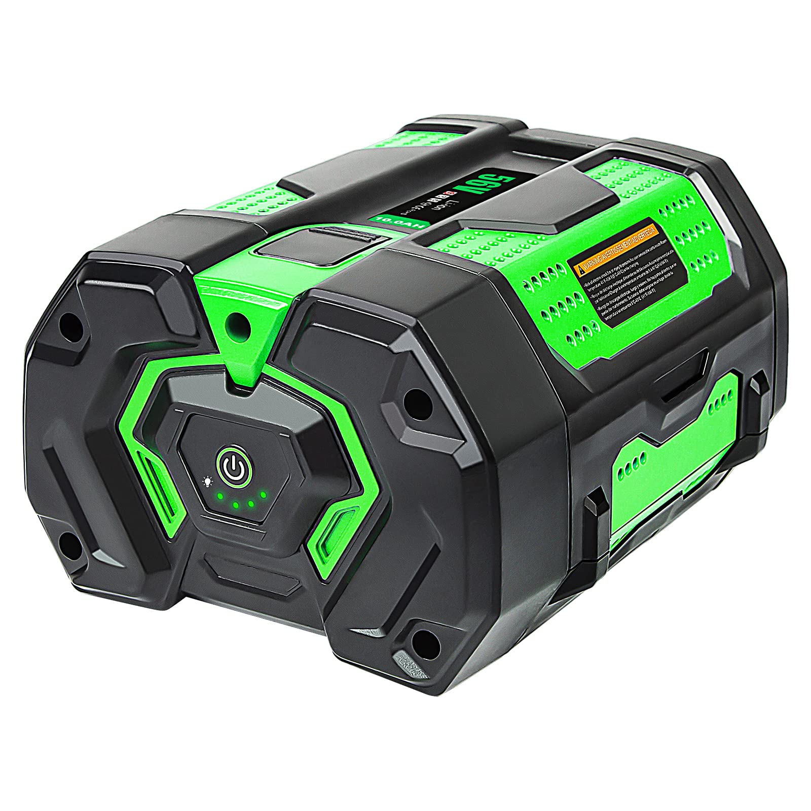 Batterie De Rechange 10,0 Ah 56 V Pour Batterie EGO 56 V BA2800, Compatible Avec Les Outils électriques EGO 56 V LB6504/LB5804/LB6003/LB5302/SNT2114, Tondeuse à Gazon Et Souffleuse à Neige, Noir