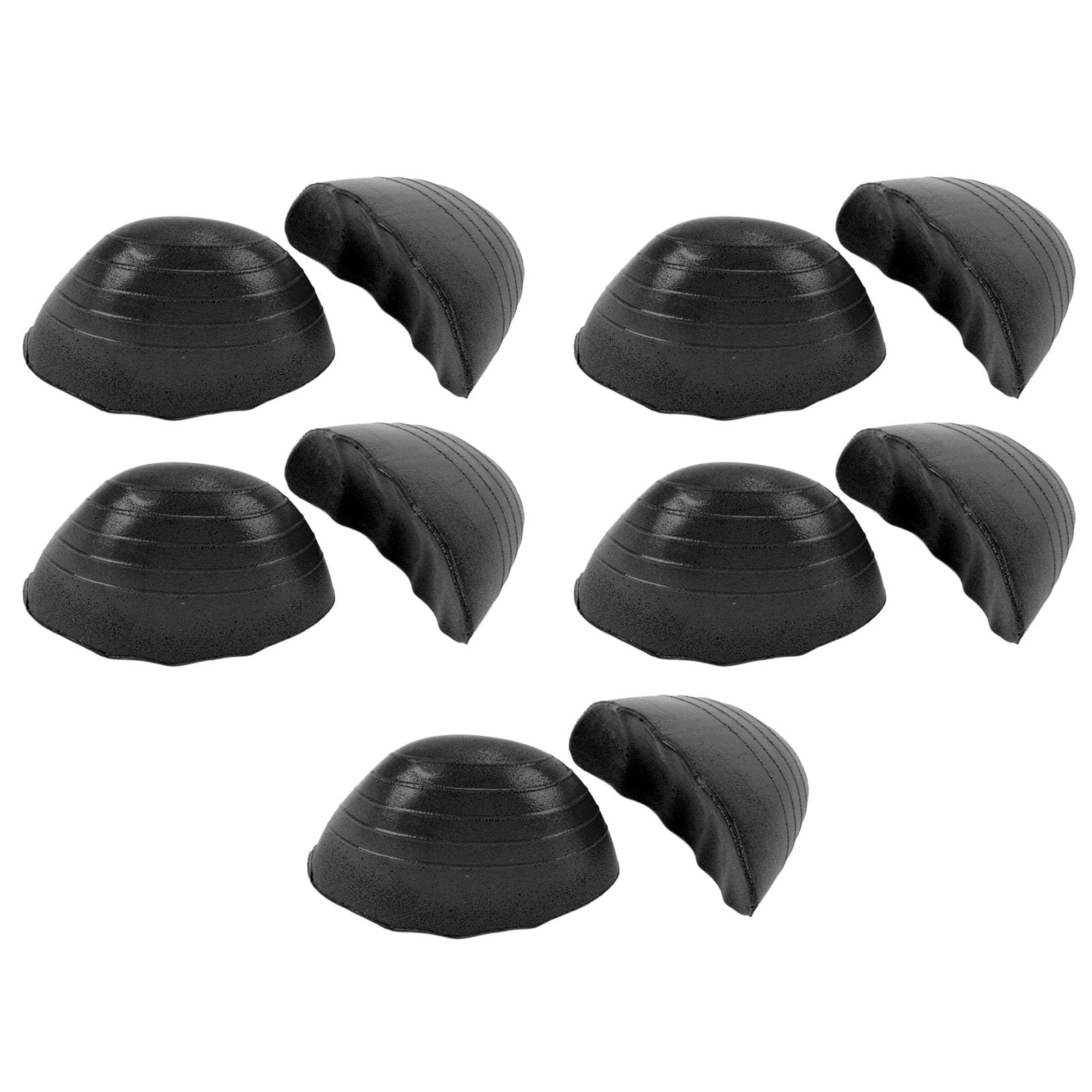 Sorandy 5 Pairs Toe Inserts, Toe Cushion Fillers Make Shoes Fit, Black, PU Foam, Unisex-Adults, Toe Cushioning, Shoe Inserts