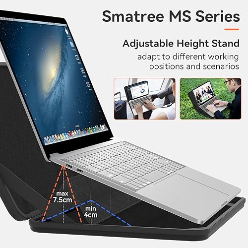 Miniatura 3 de Smatree MS118 Funda protectora EVA dura con soporte compatible para laptop Envy de 17.3 pulgadas 17t/17, OMEN 17, HP 470 G9/G10 Notebook PC, HP