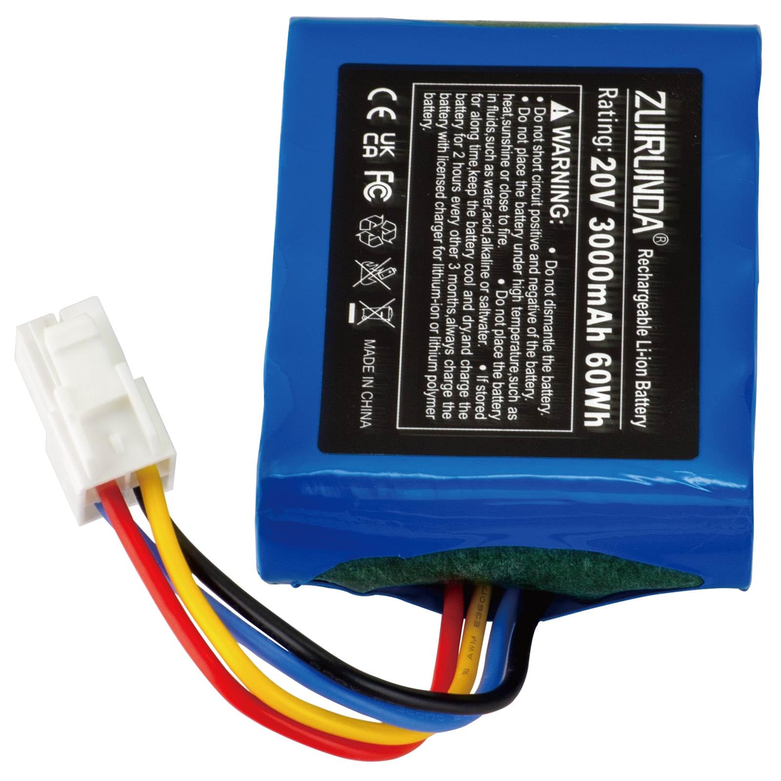 Batteria Litio 20V 3000mAh Per Worx Landroid - Ricambio Per Robot Tagliaerba Serie S E WR - Foto 7