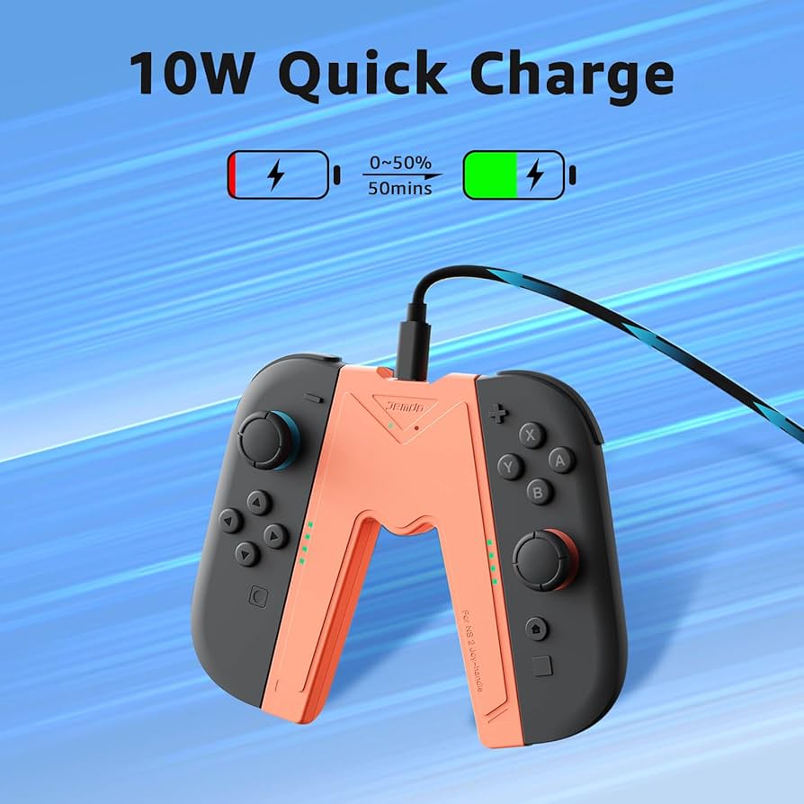 Amazon.com: JEMDO Magnetic JoyCon Charger Grip Compatible