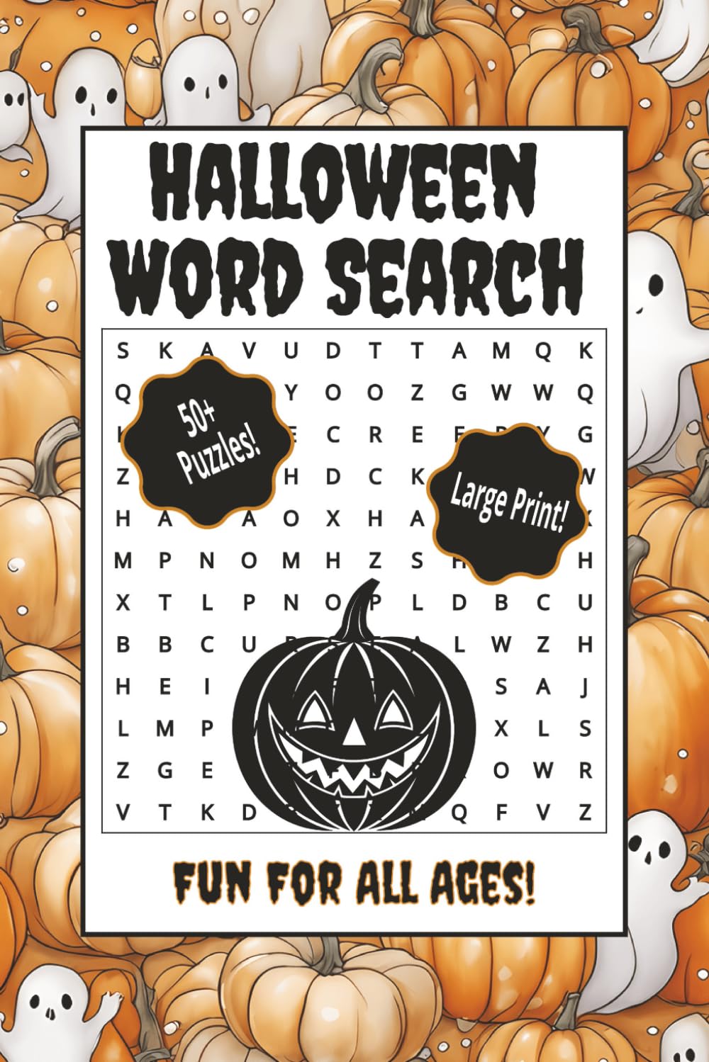 Halloween Word Search: 110+ Large Print Halloween Themed Pages!