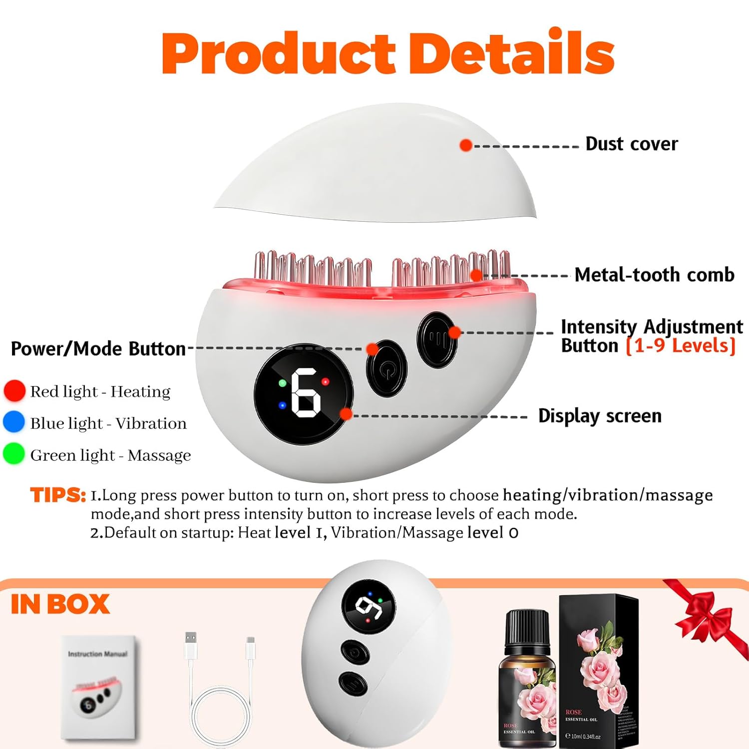 Electric Lymphatic Contour Face Brush with 9-Level Heating,Massage&Vibration,Scraping Massage Tool for Double Chin,Jawline,Puffiness and Facial Sculpting