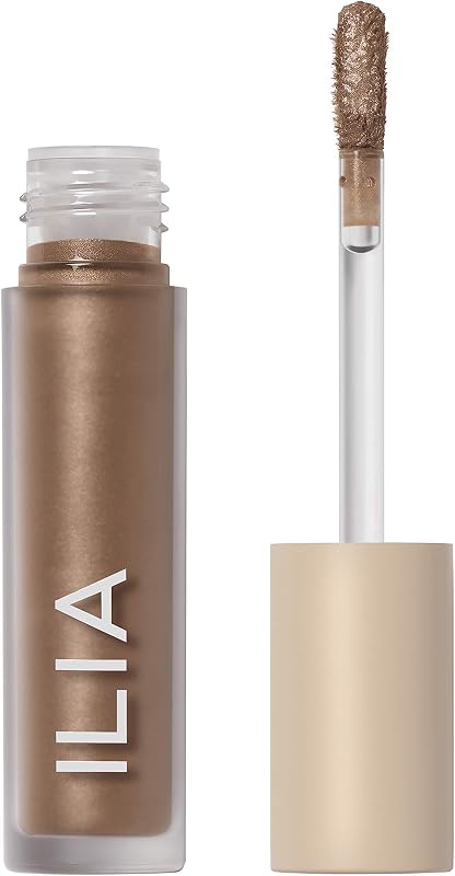 ILIA - Chromatic Liquid Powder Eye Tint | Cream-to-Powder Eyeshadow, Smudge-Resistant, Quick-Dry, Weightless, Water-Based | Non-Toxic, Vegan, Cruelty-Free, Clean Makeup (Fresco, 0.12 fl oz | 3.5 ml)