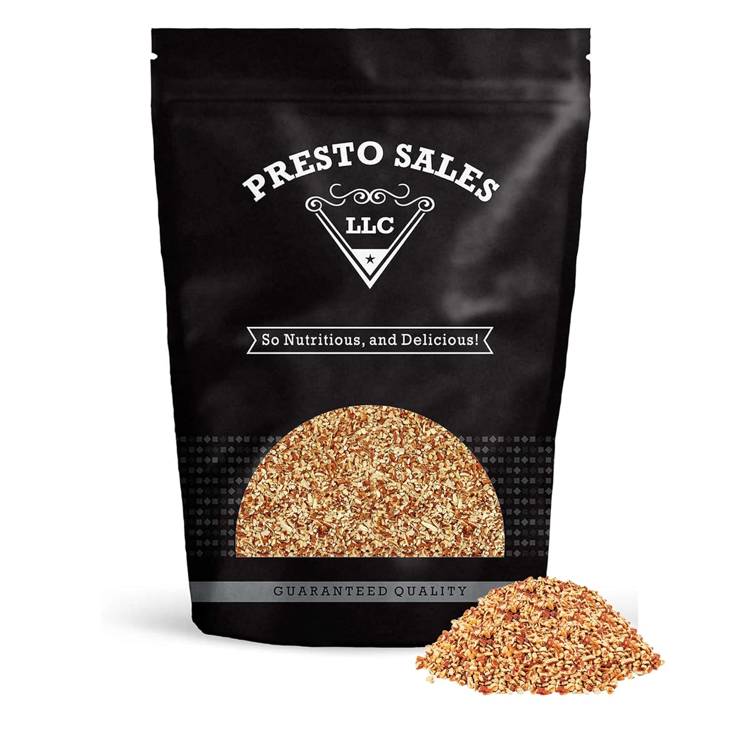 Presto Sales Chopped Pecans Midget Pieces 80 oz Raw, Unsalted, Natural NonGMO