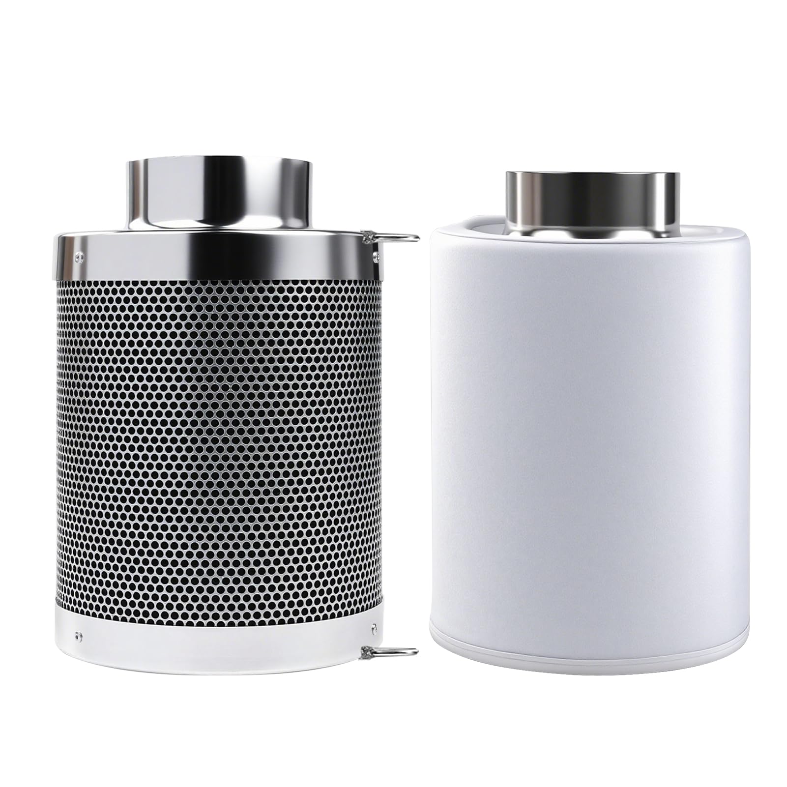 Filtro de carbón activo de 100 mm/4 pulgadas con cuerda para colgar para ventiladores de tubo en tiendas de cultivo