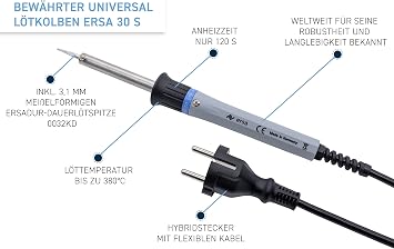 ersa Fine Soldering Iron 30S 30 Watt