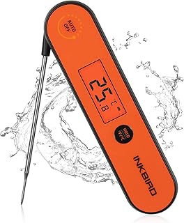 Inkbird IHT-1P Meat Thermometer Food Thermometer,Instant Read Meat Thermometer Digital Probe with Rechargeable Backlight H...