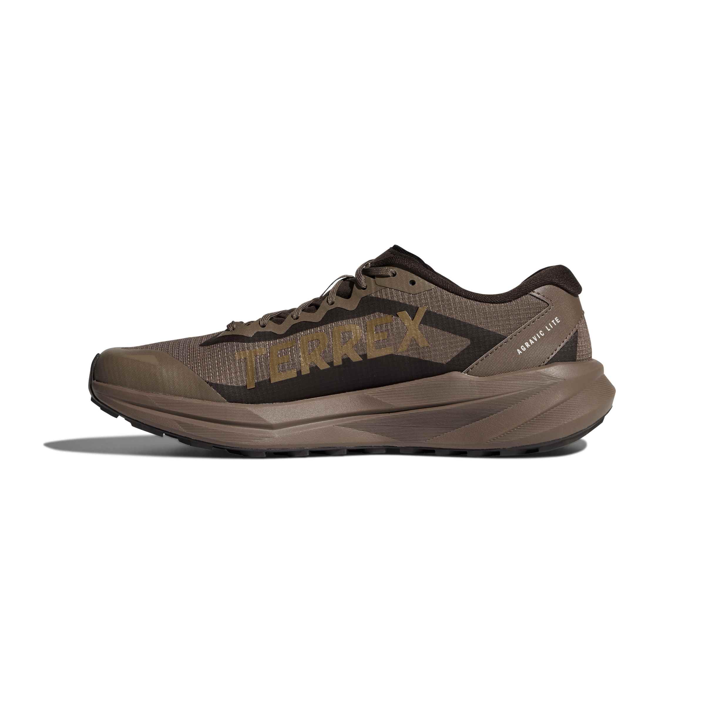 adidas Men's Terrex Agravic Lite Shoes, Earth strata/Brown Oxide/Aurora Coffee, 7.5 UK
