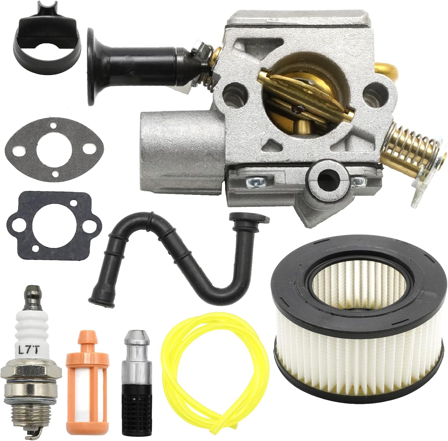 Anxingo MS271 Carburetor Tune Up Kit, Replacement for Stihl MS261C MS261 MS291 MS271 Farm Boss Gas Chainsaws, Replaces 11411200600