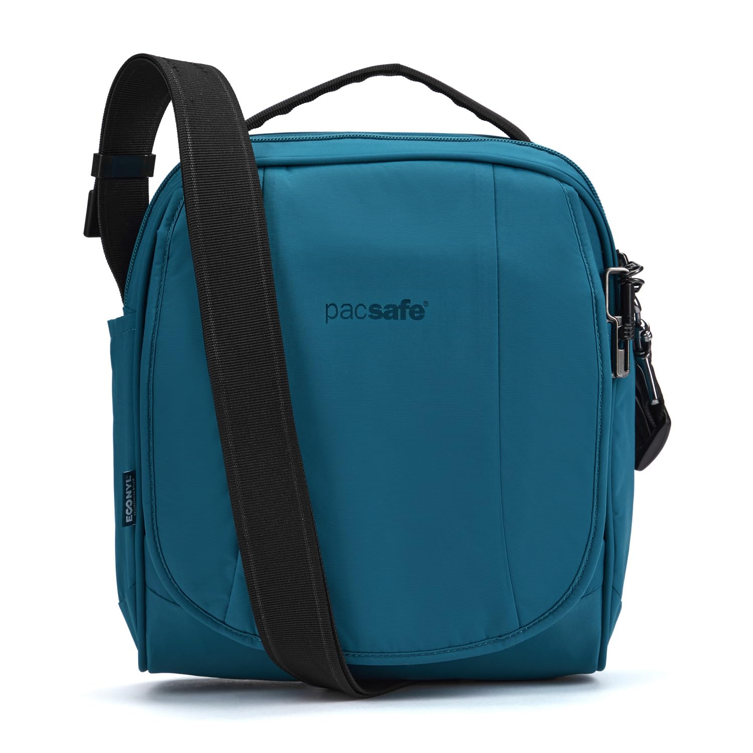 Pacsafe LS200 Crossbody - Anti-Diebstahl-Umhängetasche aus ECONYL
