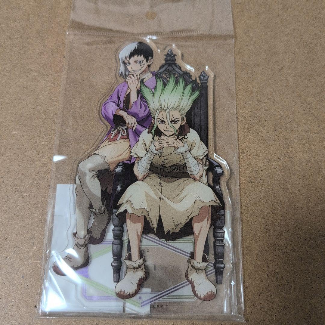 Dr.STONE アクリルスタンド 石神千空 あさぎりゲン 【2点セット】 グッズ-スタンドポップ】Dr.STONE ペアアクリルスタンド（石神千