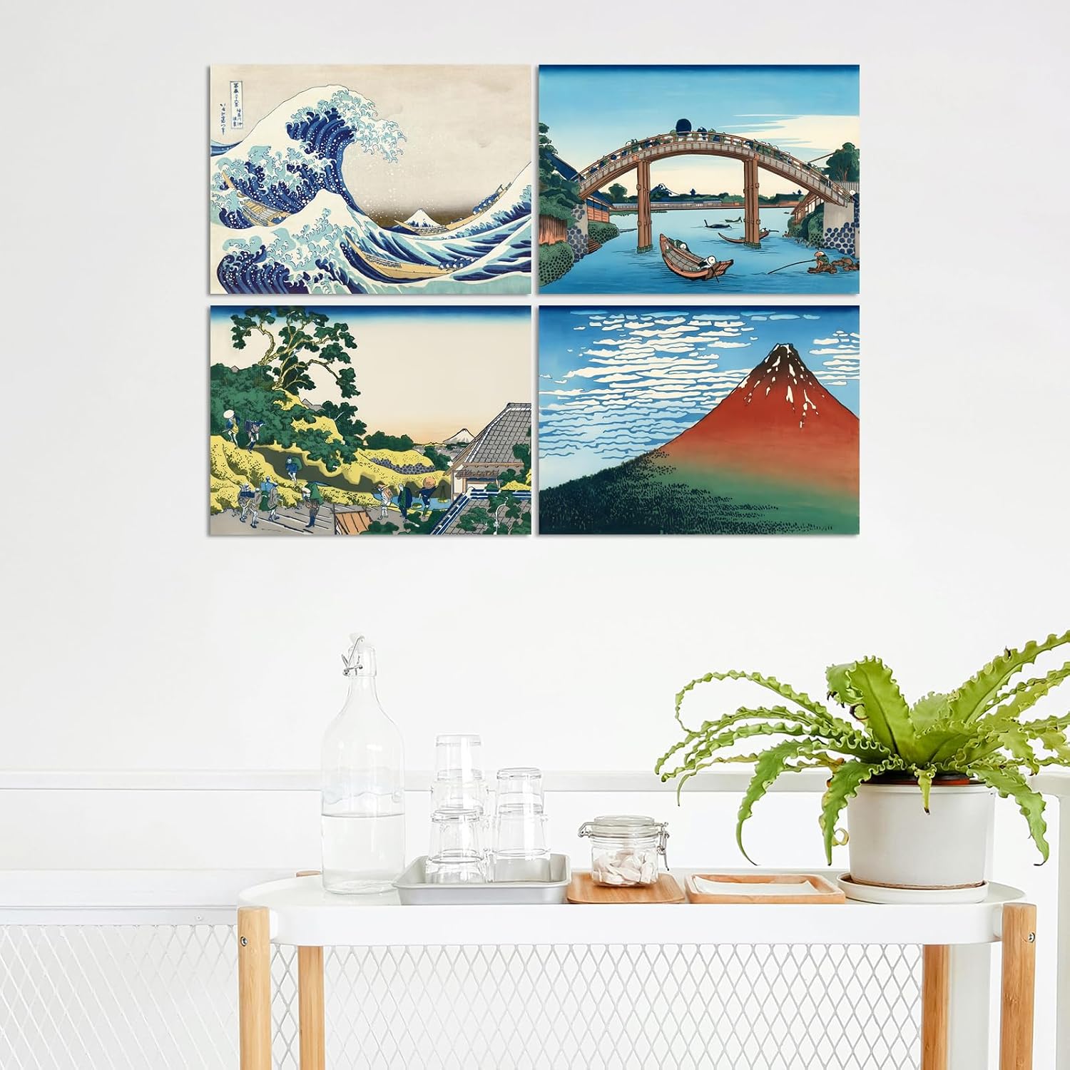 Lanzeyo Diamond Art Kits for Adults 4 Pack The Great Wave Diamond Painting image 5