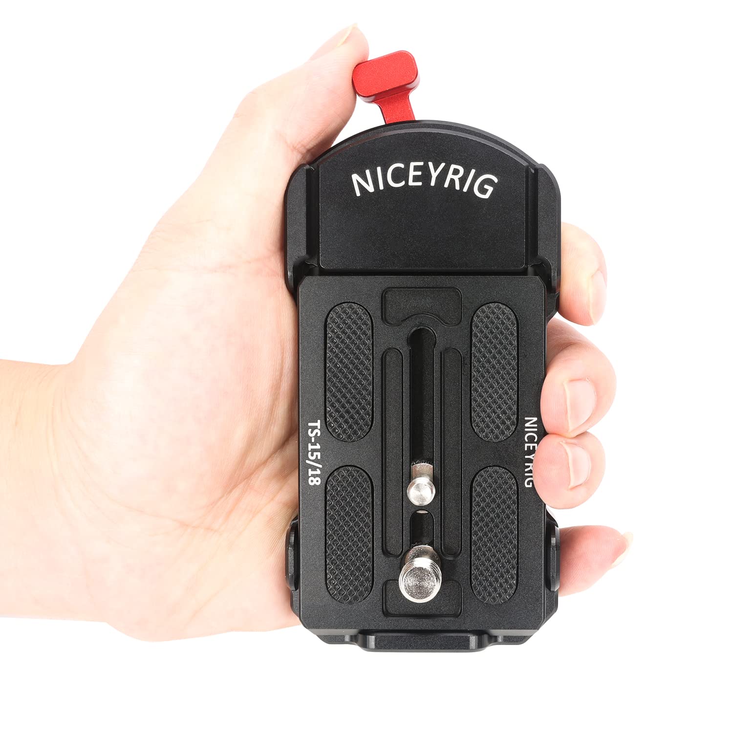 Placa De Liberación Rápida NICEYRIG Para Trípode TERIS/TS-V15/V18/N10 - Montaje Rápido Para Cámaras