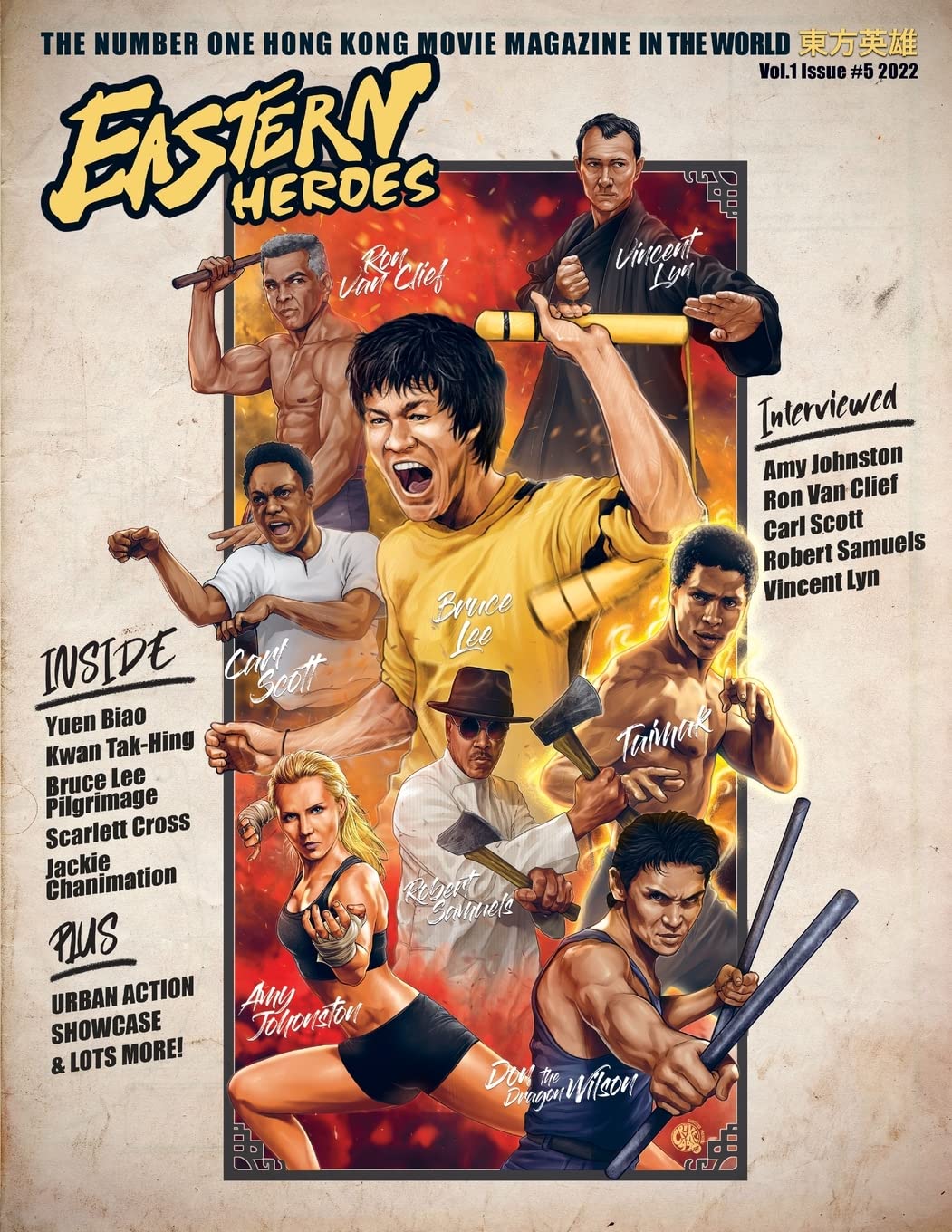 Eastern Heroes Issue Number 5 Urban action edition magazine arts martiaux