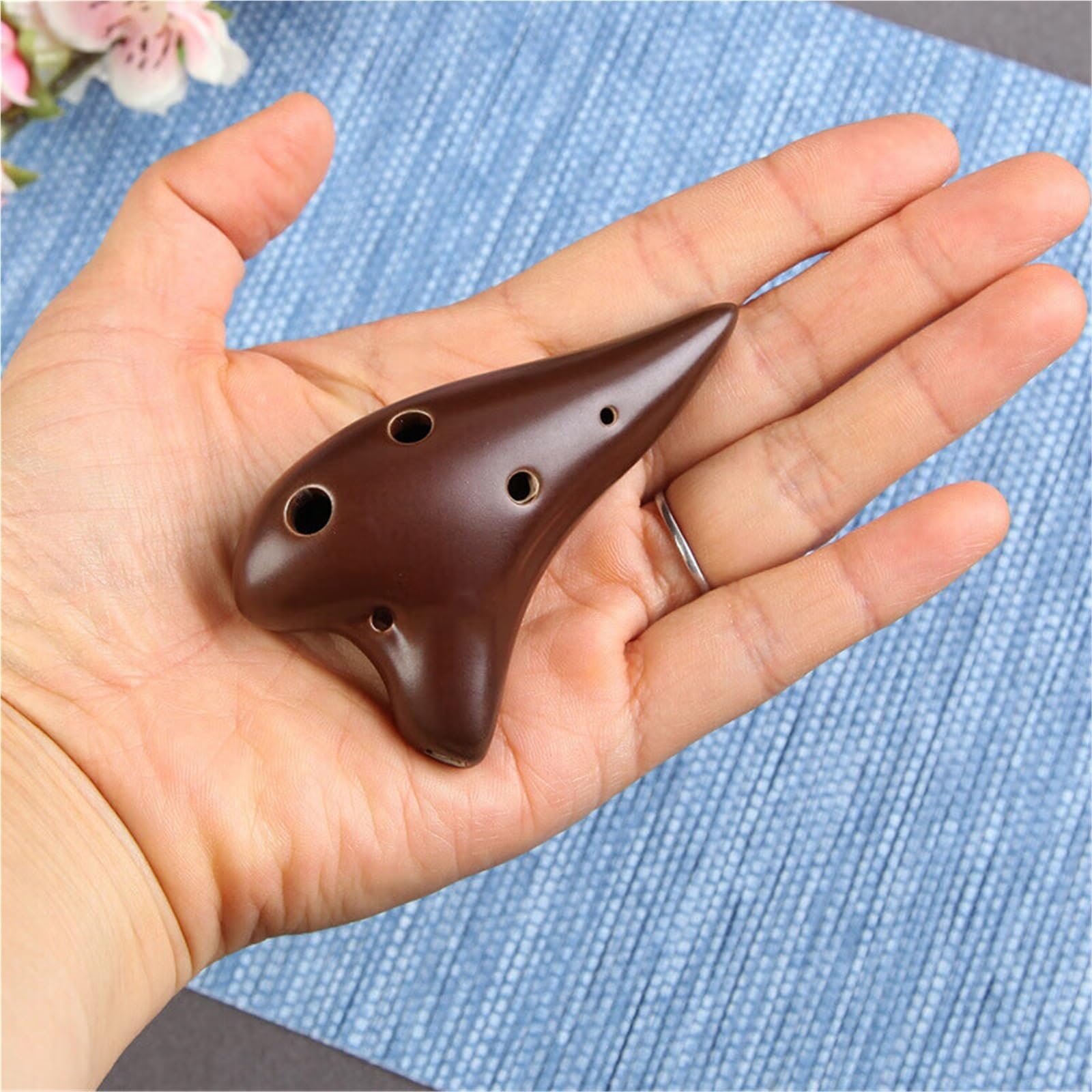 Ocarina Ocarina Marrone A Sei Fori In Do Maggiore Alto Adatta Ai Principianti Per Esercitarsi