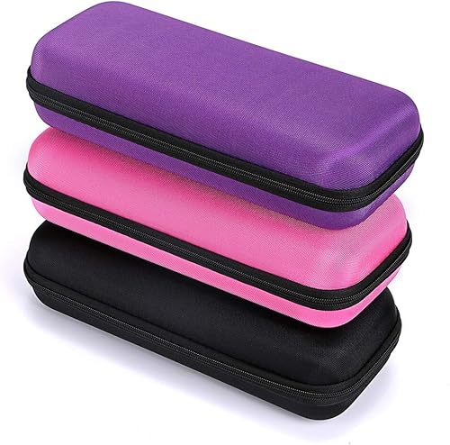 Miniatura 6 de Hipiwe Estuche de transporte de aceites esenciales EVA para 20 botellas, 0.2 fl oz 0.3 fl oz estándar y botellas rodantes, portátil, carcasa dura,