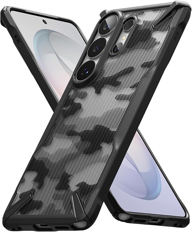 Estuche Ringke para Samsung Galaxy S26 Ultra [Fusion-X Camo Black] | Parachoques aumentado, agarre cómodo, antideslizante, cubierta protectora resistente a los golpes