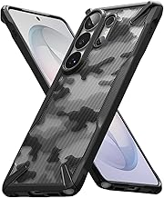 Ringke Fusion-X for Samsung Galaxy S26 Ultra Case [Precise Cutouts for Camera Lenses] Enhanced Bumper Heavy Duty Shockproof Protective Cover - Camo Black