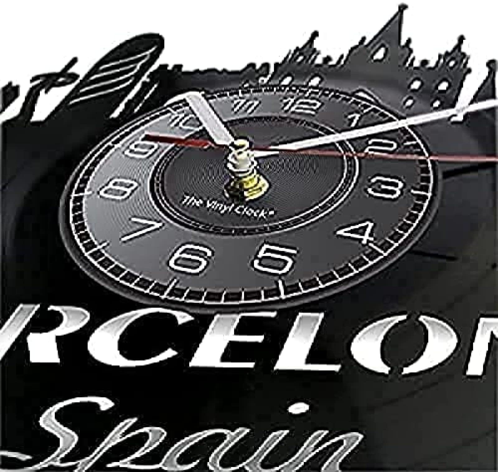 Amazon.co.jp: 電池式壁掛け時計 スカイライン壁掛け時計 キャピタル