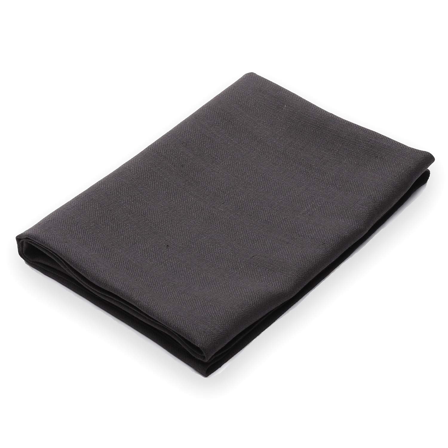 Linenme Grey Linen Bath Towel 65 X 130 Cm Lara Prewashed, European Linen, Super Absorbent