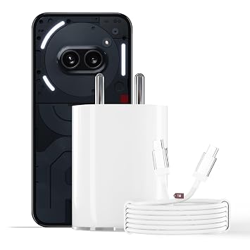 AILKIN 45W USB Type C Charger Adapter with USB Type C to C Cable Compatible with Nothing CMF Phone 1/Nothing Phone 2/2a/2a Plus/3a/3a Plus Phone 1/Tablet/Samsung M05/M35/M15/F15/M14 & Type C Devices