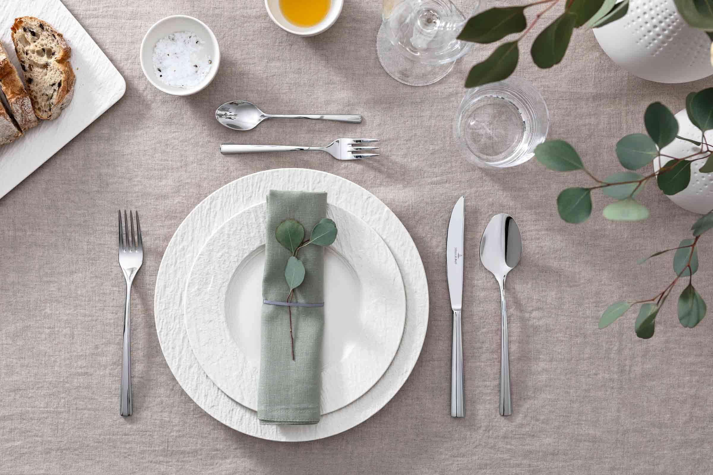 Villeroy & Boch Piemont 1262640180 - Cucharas de café (6 unidades, 4 unidades, acero inoxidable)