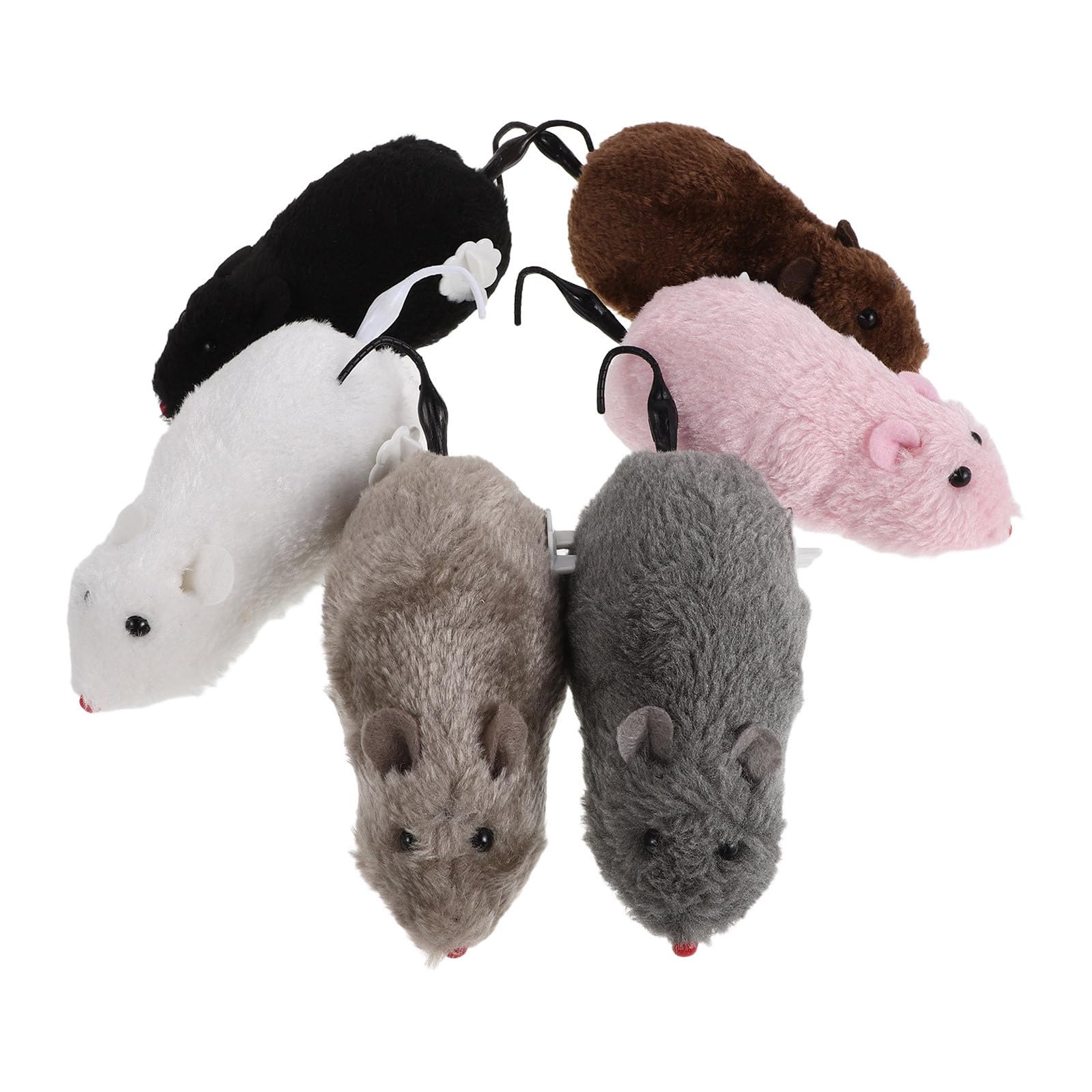 Ratón de cuerda para gatos con diseño duradero de peluche para mascotas