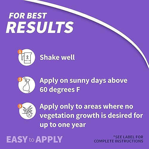 Miniatura 4 de Bonide Ground Force Vegetation Killer, concentrado de 128 onzas proporciona protección durante todo el año contra malezas, hierbas y raíces