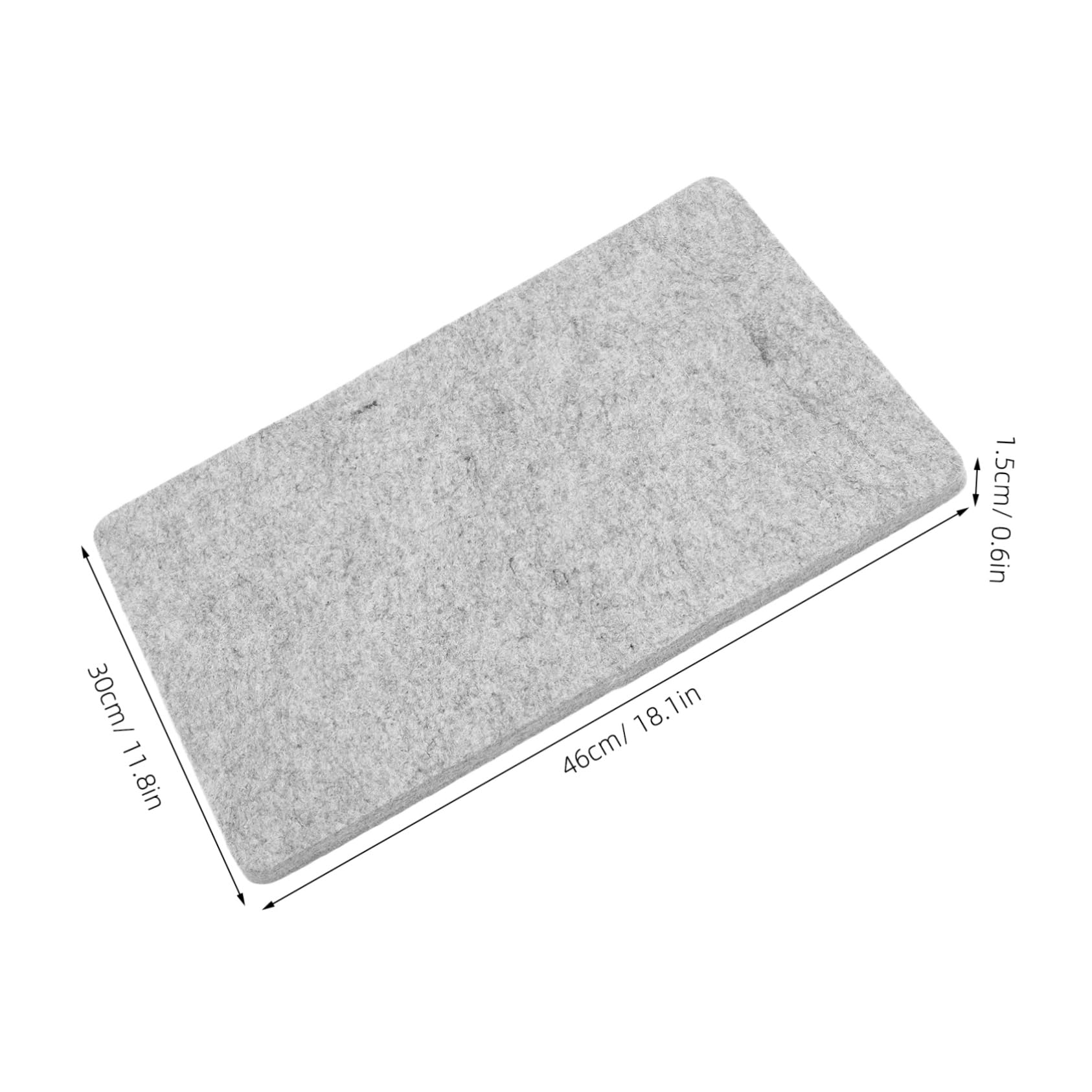Bügelmatte Feuchtigkeitsaufnahme Große aus Extra 30x45cm Reinem Wollfilz mit Hoher Hitzebeständigkeit zum Bügeln von Kleidung Beim Nähen und Quilten