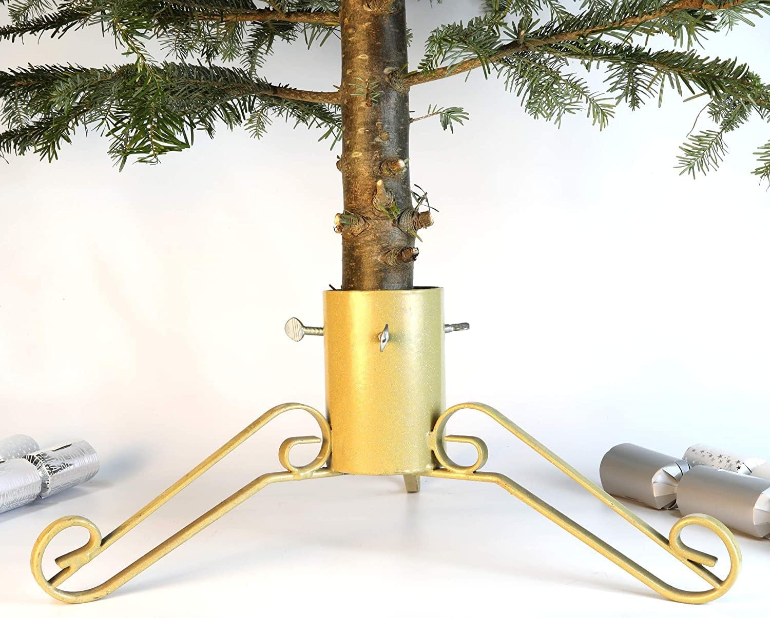 Bosmere g463 Christmas Tree Stand, Gold