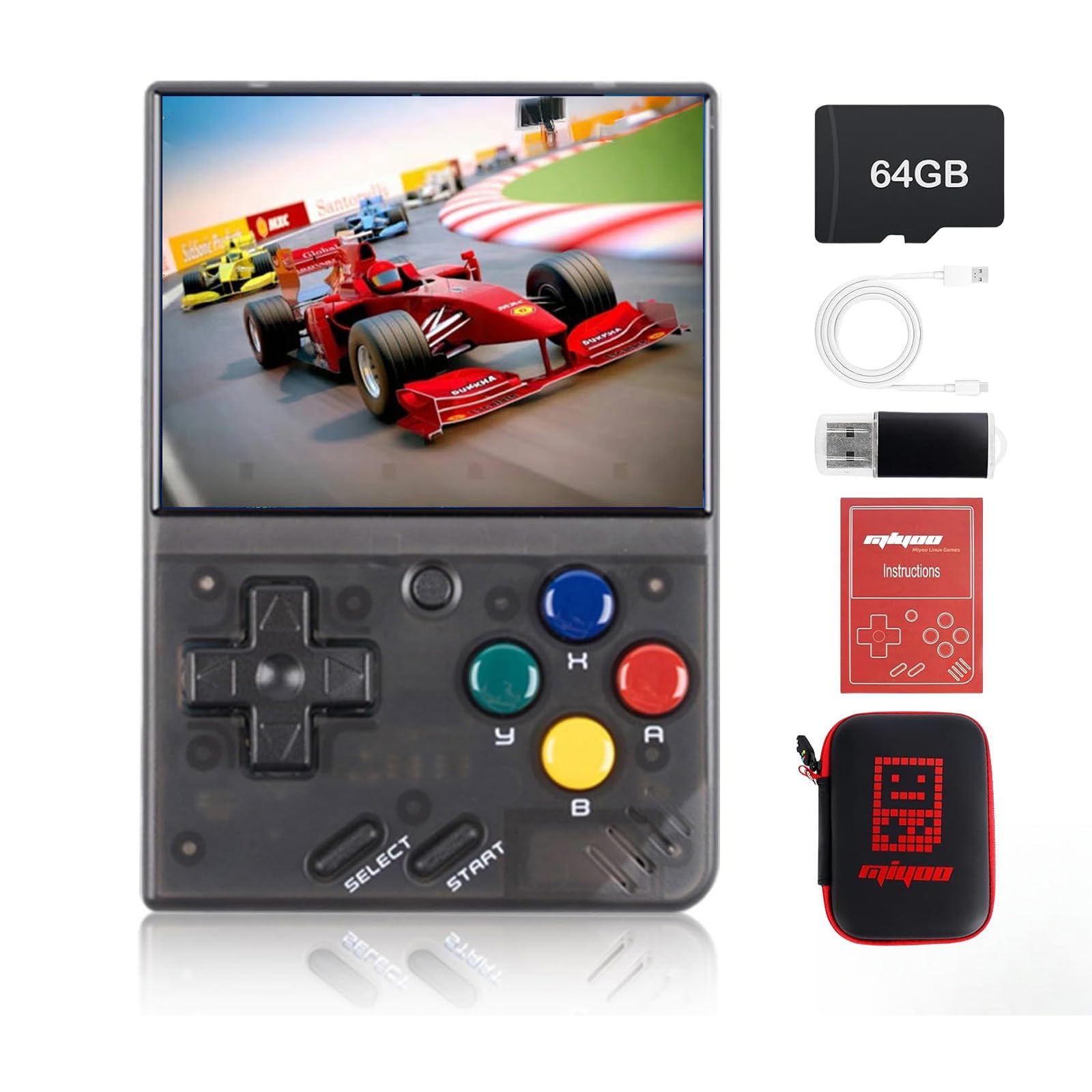 Amazon.com: Ampown Miyoo Mini V4 Retro Game Console,2.8 Inch