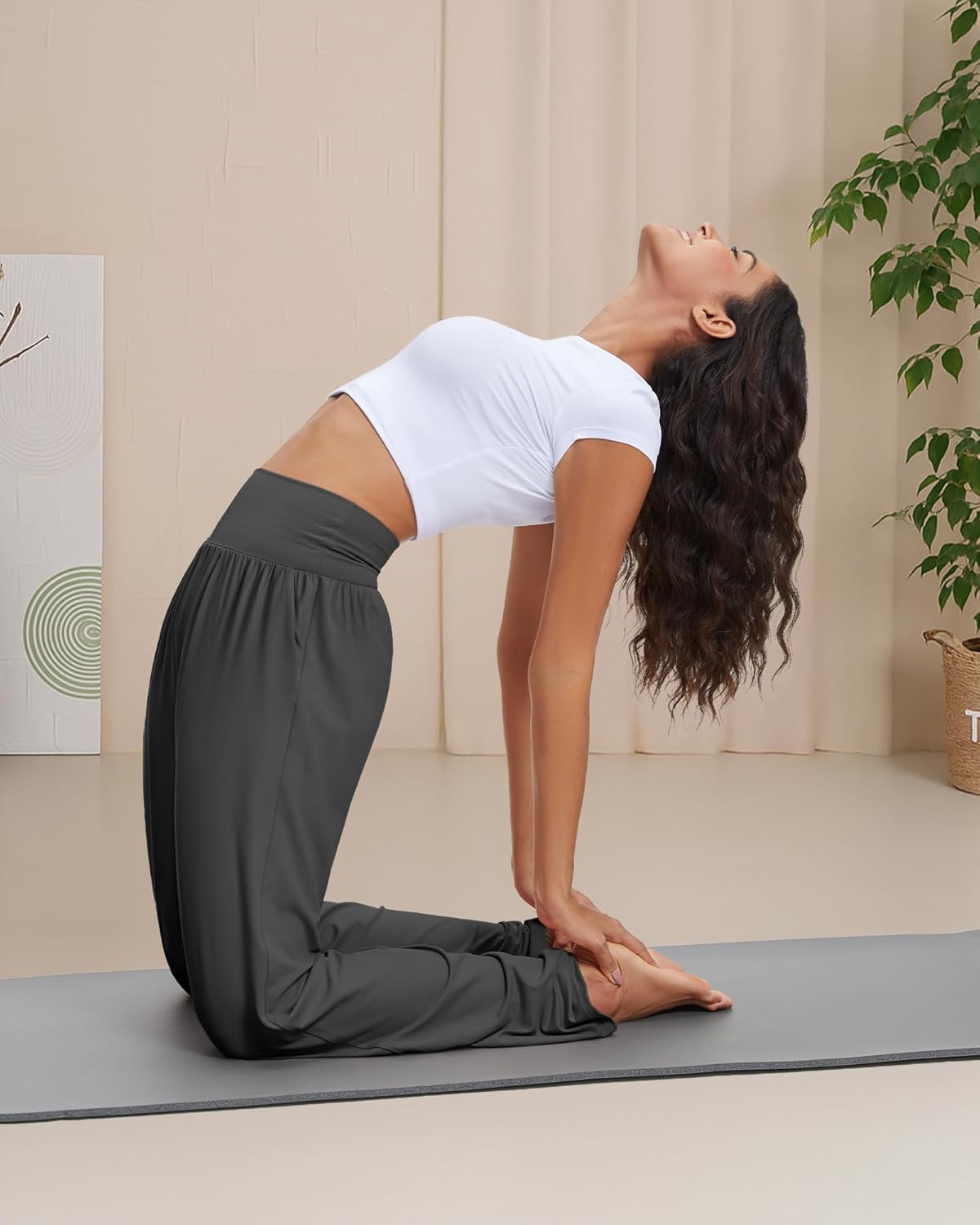 Stelle Wide Leg Yoga Pants for Women High Waisted Super Comfy Buttery Soft Lounge Pants with Pockets 26/28/30 Inseam - Image 3