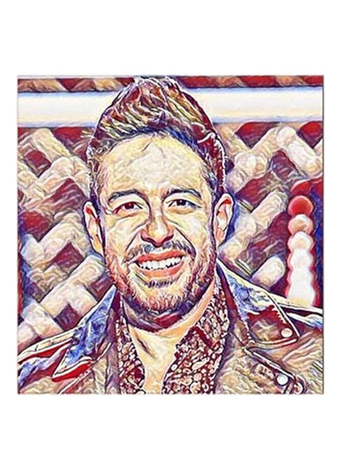 RYN Mohamed Hamaki Mdf Wall Art Multicolour RYART2432