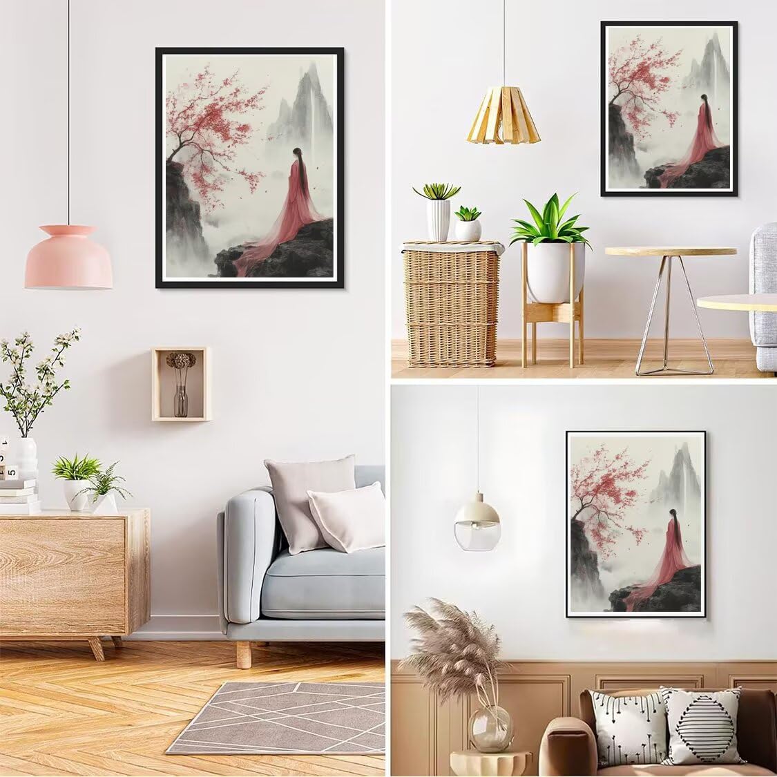 Diamond Painting XXL Mädchen für Bastelset Kinder ab 6 Jahre, Diamond Painting Landschaft, 5D DIY Diamant Malerei Bilder Stickerei Set, Dimond Kristall Handwerk Geschenke Zuhause Deko 70x90cm S-267