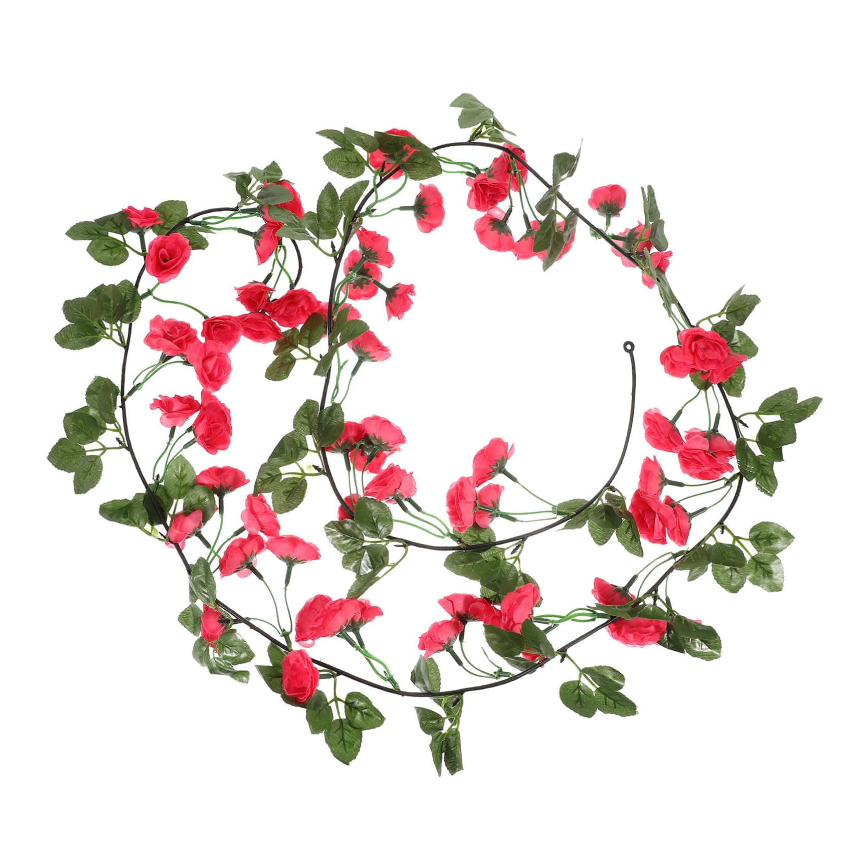Gatuida 4stücke Künstliche Rosenranke Blumengirlande Köpfe Für Hochzeiten Partys Und Dekoration Imitationsblumen Für Innen Und Außenbereiche Und Elegant