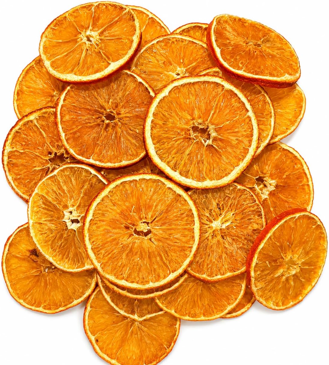 50Pcs Dried Orange Slices for Crafts, Garland Decor(4-6cm)