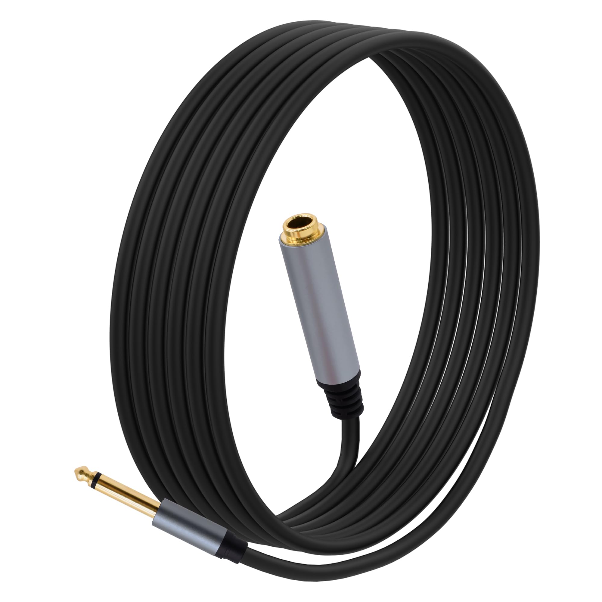 Amazon.co.jp: YARCHONN 1/4インチ TS延長ケーブル、3M 6.35mm