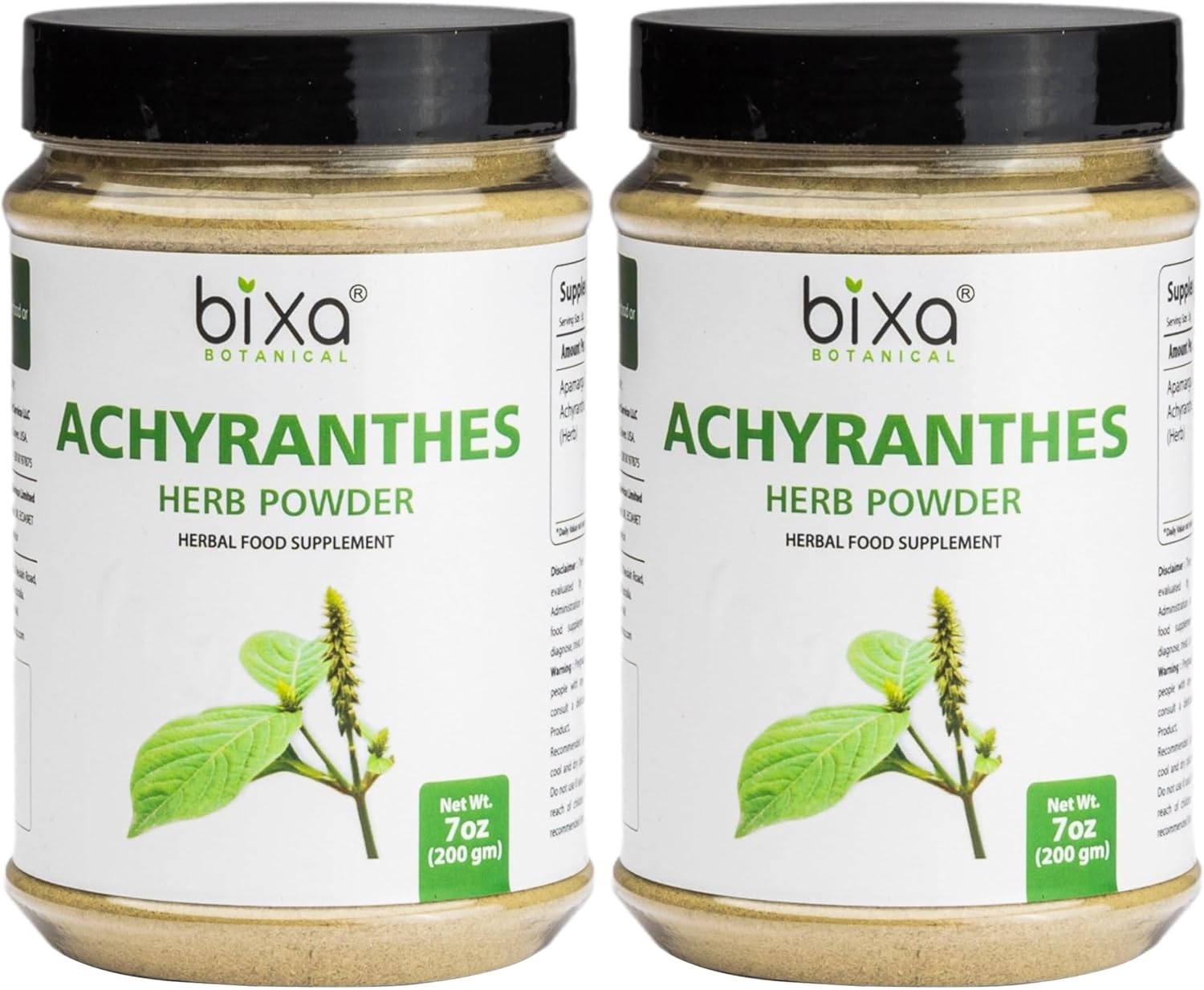 bixa BOTANICAL Achyranthes Aspera Powder | Apamarga ǀ Ayurvedic Herbal Supplement | 200 Grams / 7 OZ | Gluten Free, Non-GMO, Steam Treated, Vegan, 100% Pure.