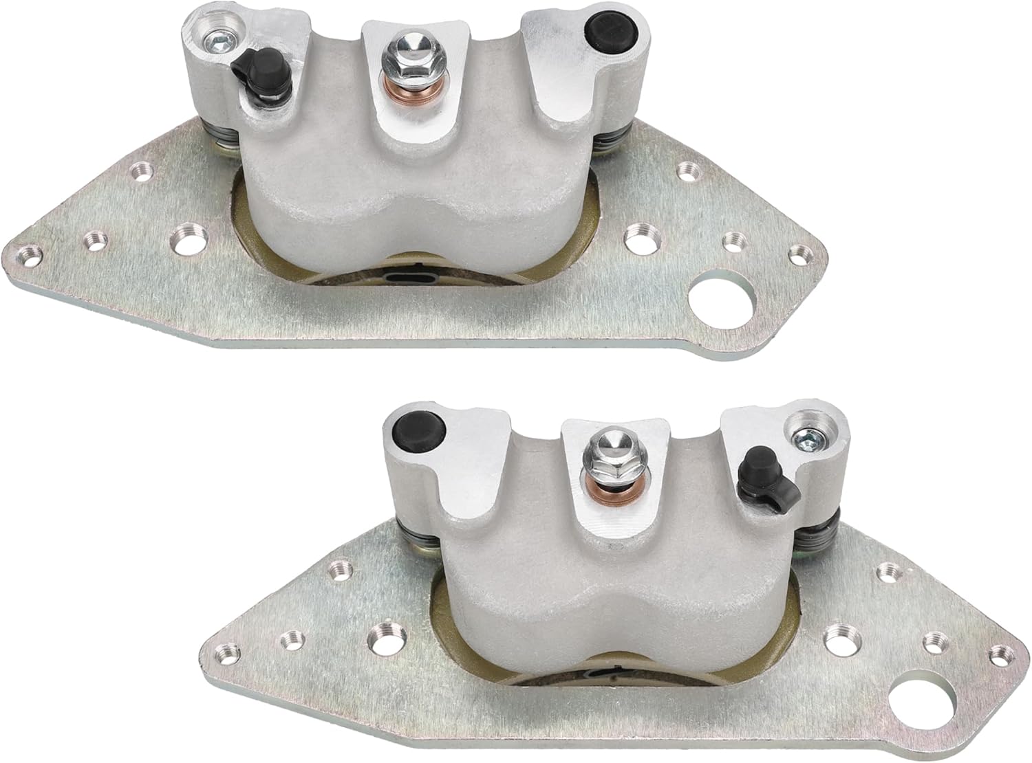 Front Left Right Brake Calipers with Pads 1912497 1912498 Compatible with Polaris RZR 1000 XP S4, Ranger 570 800 900 1000, Part Number 1912496 1912255 1912256