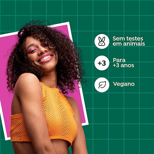 Miniatura 4 de Salon Line - Linha Creme para Pentear (Niños) - Cachinhos Sem Nos 1000 Gr - (Crema Peinadora (Niños) - Red de Eliminación de Nudos 35.27 Oz)