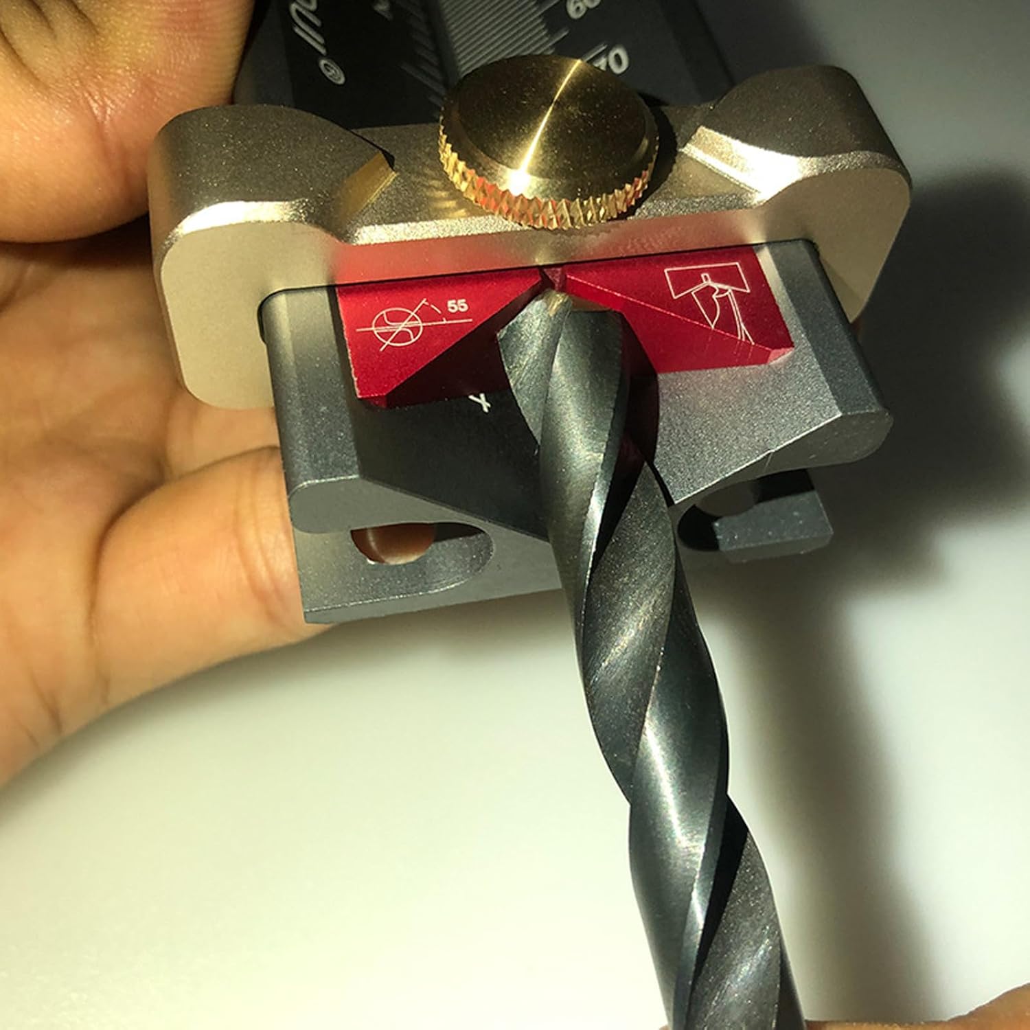 Aluminum Woodworking Gauges Essential Tool Versatile Woodworking Instrument for Drill Bit Positioning & Angles Measurement